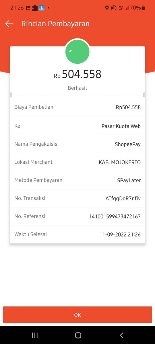 MhmdawalL's tweet photo. Tolong di proses dongg bagi yg bisa bantu, saya habis kena tipu. Limit saya habis semua dan saya skrng punya cicilan spaylater 1,4jt. Nmr saya skrng sudah diblokir. Saya cmn minta dikembalikan limit saya dan hilangkan tagihan saya. #shopeeindonesia #ShopeePayTHR #ShopeeID https://t.co/x4SWNn5Wtm