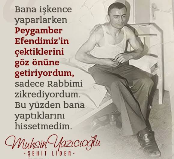 İşkencelerden geçirilen, haksızlıklar yapılan bu vatansever nesil hak etmediği bir şekilde cezalandırıldı. Uğrunda ölmeyi göze aldığımız İstiklal Marşımızı cop gibi kullanarak Türk milliyetçilerinin azmini, kararlılığını kırdılar. #12Eylül'ün bu ülkeye en büyük kötülüğü budur.
MY