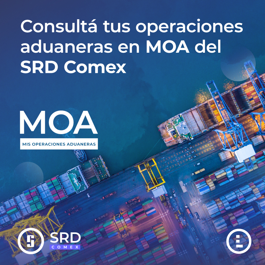 Entra al módulo MOA del SRD Comex y consulta todas tus operaciones aduaneras en único portal!!

Deleganos tus servicios de AFIP y podrás visualizar las novedades sobre tus trámites de importación y exportación y organizar mejor tus actividades administrativas y de logística.
