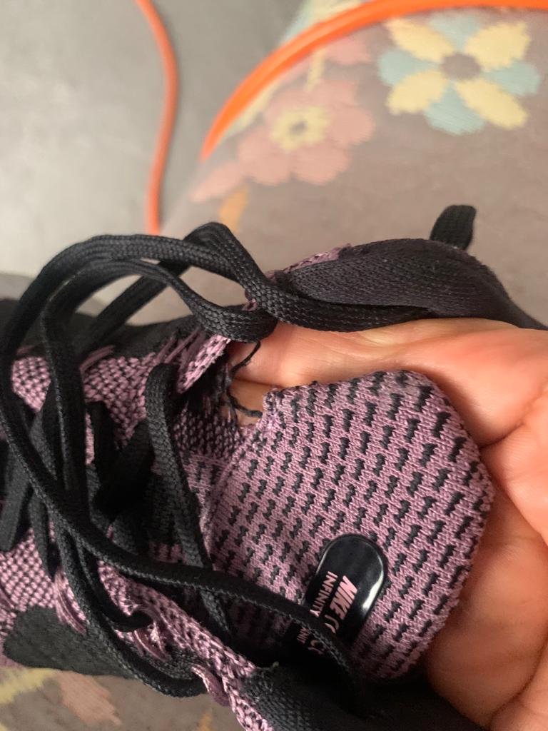 manoloram19's tweet photo. @NlKE_MX #Infinity #react #flyknit2 acordé a sus políticas de garantía por defecto de fábrica, en el modelo react flyknit 2 para dama solicito información para completar el proceso https://t.co/d5XpVgxZWb