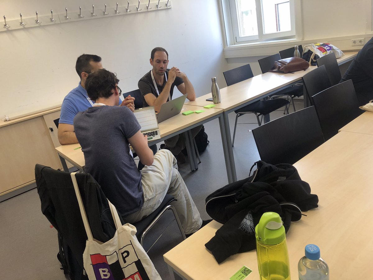 mecellone's tweet photo. BP-Meet-IoT brainstorming session on IoT-aware logs and more ….
… agile workshop with @tbvicky, Fani Serral and @__fleotta (remote) https://t.co/1kIqM1uUv1