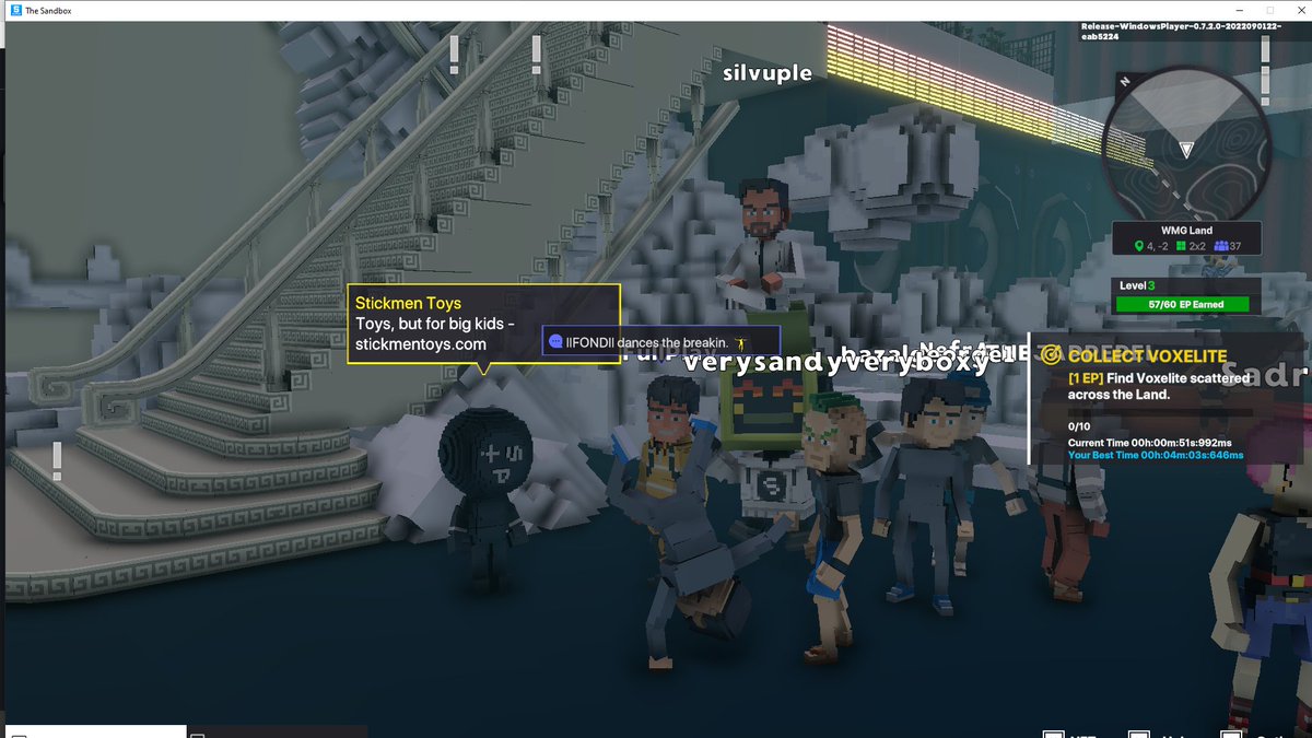 chthdave's tweet photo. @TheSandboxGame @RabbidsOfficial I just participated in the #SandboxAlphaS3Giveaway for a chance to win 500 SAND! Found the Disco Rabbid, check out my screenshot below!
👇 https://t.co/pEcSzbVC2i