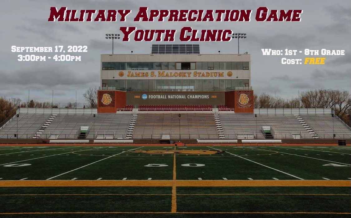 🗓 September 17 @ 3:00PM

We would like to invite the youth throughout the community to come to our youth clinic!