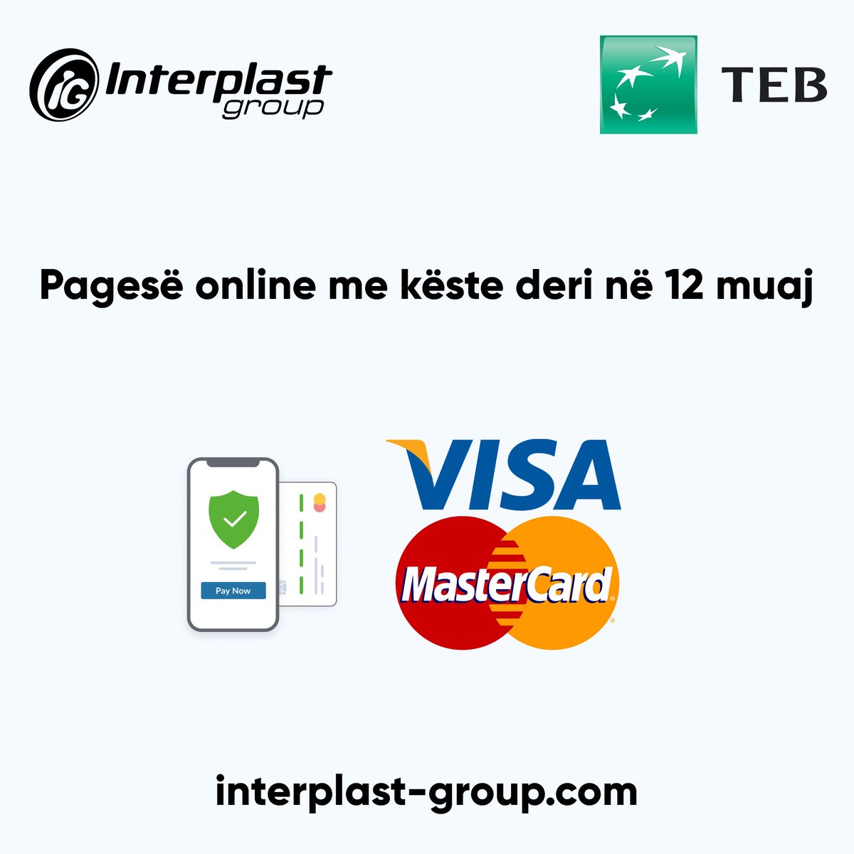 interplastGr's tweet photo. Të gjithë produktet në website tani mund t'i paguani online deri më 12 këste me 0% interes.

Për informata shtesë rreth blerjeve online, kontaktoni në: 049 377 437 (Whatsapp - Viber)

Produktet: https://t.co/3QLLQDDzPb
Si të bëjmë pagese: https://t.co/LCQFcFecPj https://t.co/ASjAdvQthY