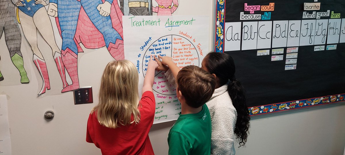 Using our class Treatment Agreement to facilitate lasting relationships in the classroom.<a href="/Boals_Frisco/">Boals Elementary</a> <a href="/LiliOrellana7/">Liliana Orellana</a> #TalkItOut