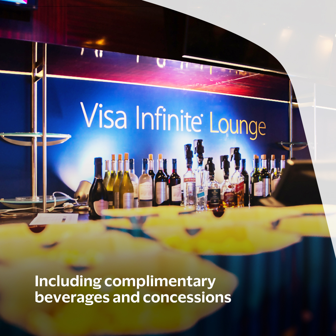 VisaCA's tweet photo. Get access to the Priority Line &amp; Lounge inside the Visa Screening Room at the Princess of Wales Theatre, if your card says Visa Infinite. Lounge is available on a first-come, first-served basis. #TIFF22 #VISATIFF 
More info: https://t.co/zLFPzYcEhw https://t.co/7fMi7AD1xz