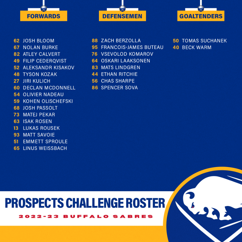 BuffaloSabres's tweet photo. The Prospects Challenge kicks off this week at @Harborctr!

See ya there. 🏒