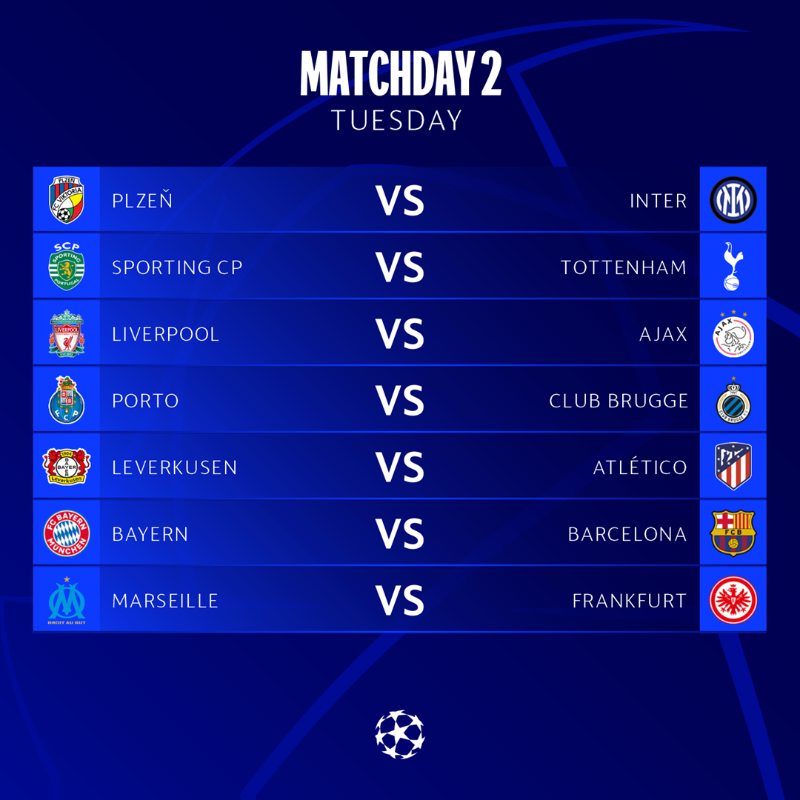 ChampionsLeague's tweet photo. We go again 😀

#UCL