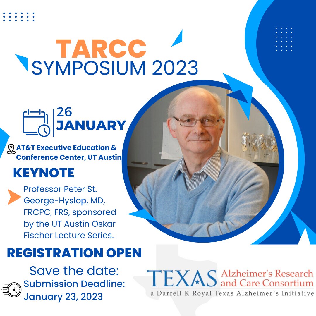 Registration is now open for the 2023 TARCC Scientific Symposium. Click the link for more details. conta.cc/3REAYVJ