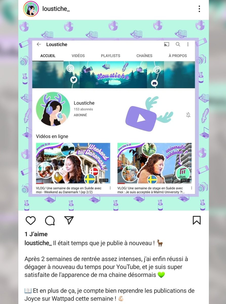 Loustiche's tweet photo. Petits news en passant + le lien de ma dernière vidéo 🇸🇪👀https://t.co/qx5Fs5UEqd https://t.co/O4D9FyUa7G