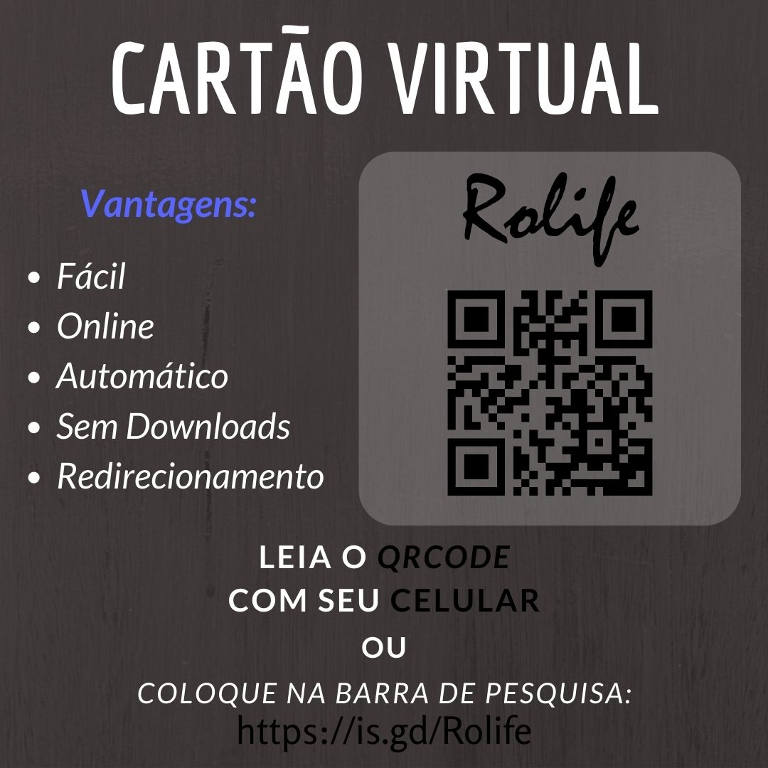 Rolife_Estampos's tweet photo. Você conhece ou sabe o que é Cartão Virtual?
Dá uma olhadinha! https://t.co/bSFqoMJM4S