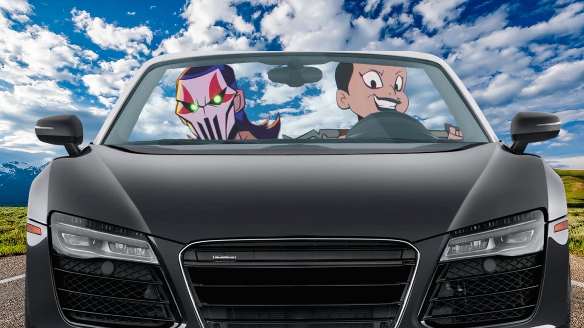 ohnothecaseys's tweet photo. the caseys should NOT be on a family road trip! it's a cute idea but the car is stolen and neither of them know how to drive </3 
#rottmnt #RiseoftheTMNT https://t.co/MVMeGVJgta