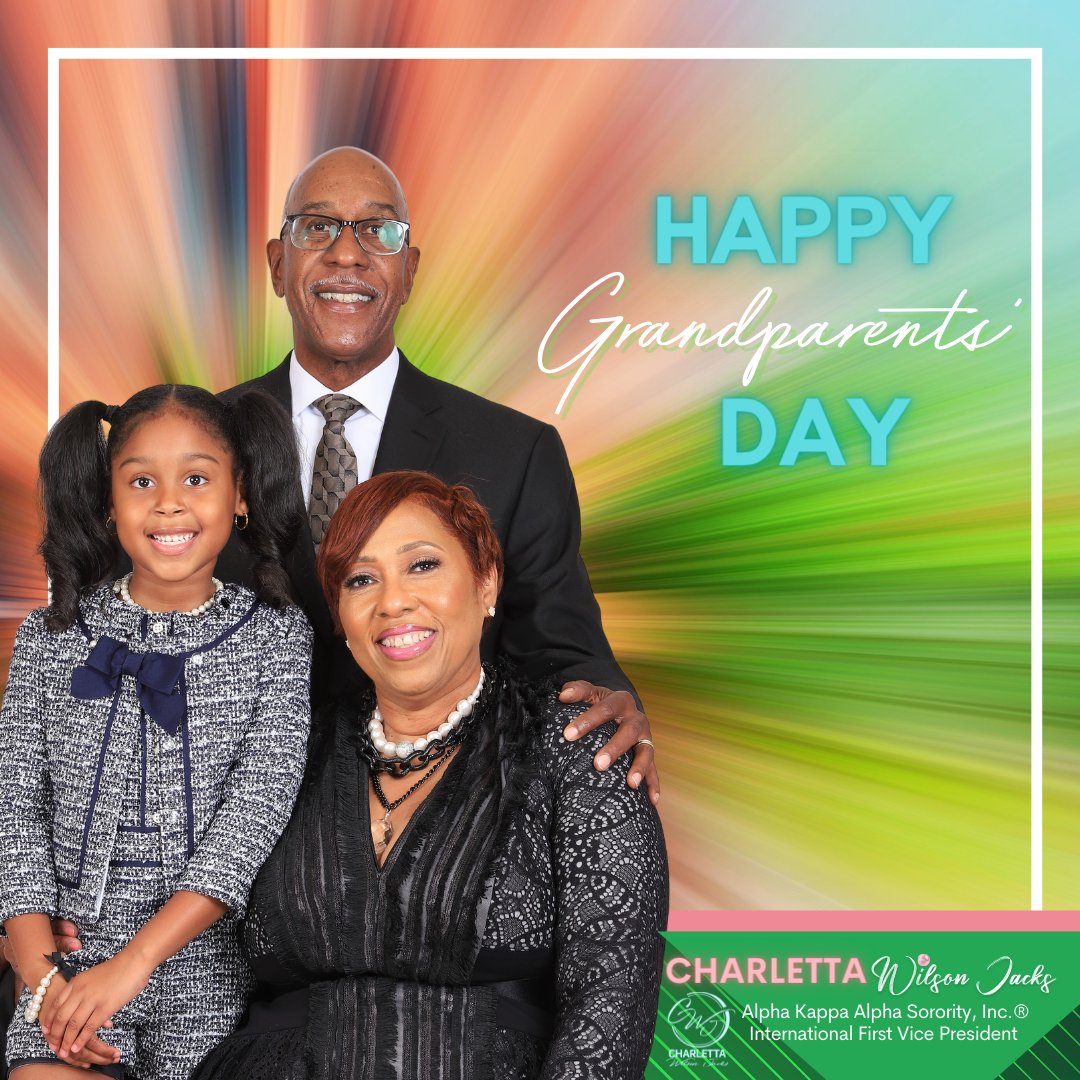 charlettawjacks's tweet photo. In the US there are 3.8MM grandparents raising grandchildren. Raising a second generation comes with unimaginable rewards. Celebrating #grandparents today, not just on National Grandparents' Day (9.11)! #CharlettaWilsonJacks #AKAFSAB https://t.co/7SX6Qg2WAy