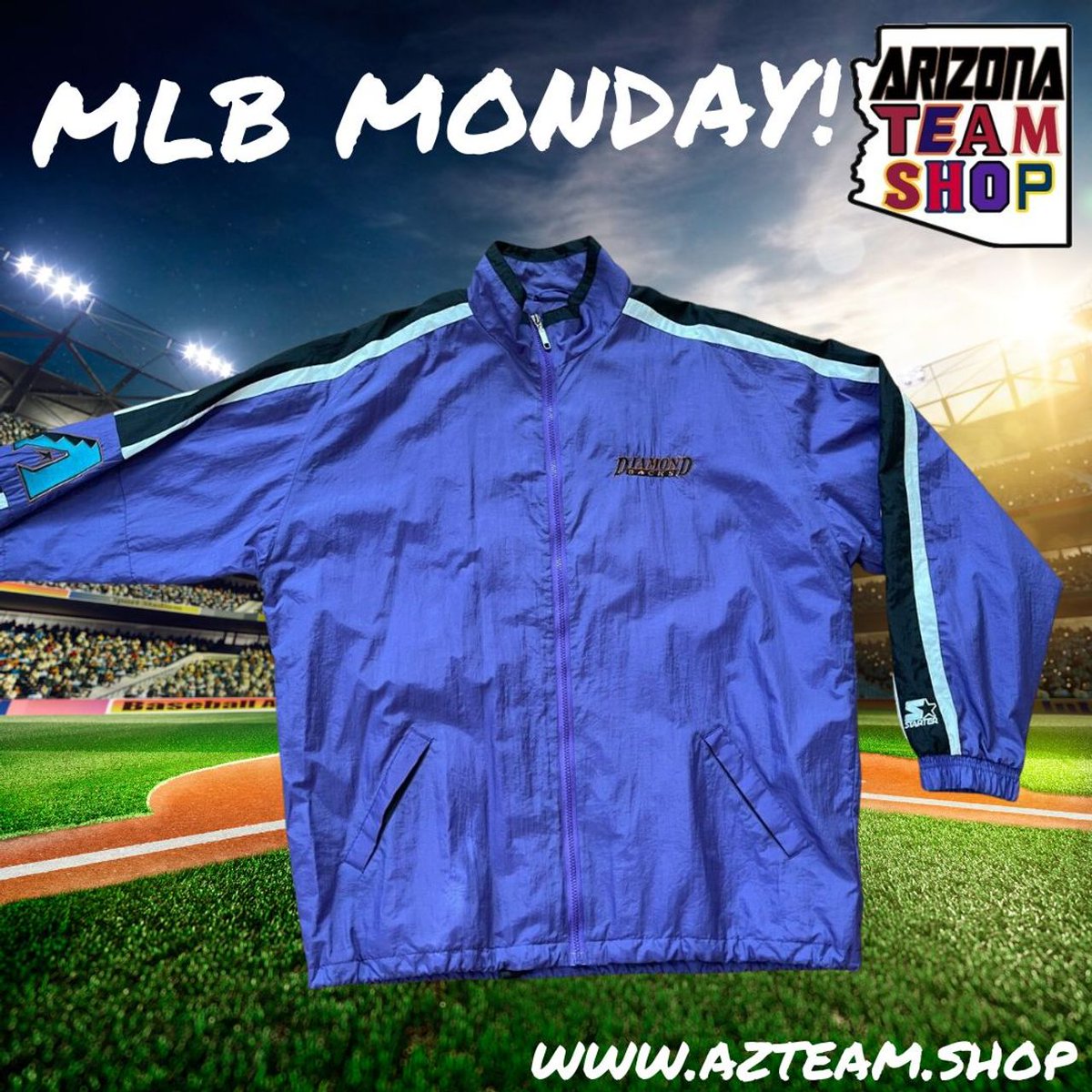 AZTeamShop's tweet photo. ⚾MLB MONDAY⚾

The weather may be cooling, but we've got the MLB gear to warm you through the playoffs!

https://t.co/lUcKctTms7

#mlb #baseball #majorleaguebaseball #vintage #jersey #jacket #hoodie #dodgers #dbacks #redsox #brewers #losangeles #arizona #boston #milwaukee https://t.co/IqdBEwfqtq