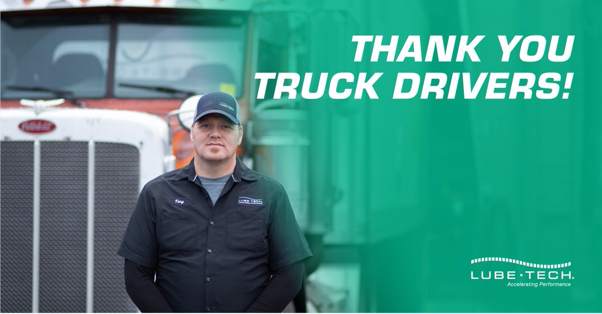 LubeTech's tweet photo. Thank you truck drivers! You keep the world moving!
It's National Truck Driver Appreciation Week; make sure to thank the truck drivers you see. https://t.co/BbebyUm4LB