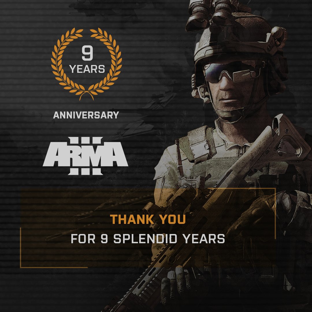 Arma Platform on X: #Arma3 is celebrating 9 splendid years - and