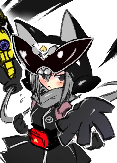 「ほら、盗むんだろ?手伝ってやるから早く来い///」#スーパー戦隊少女#ドンブラザーズ少女 