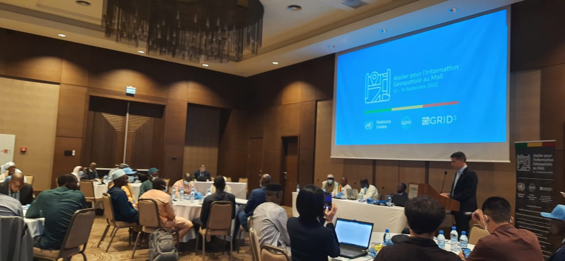 grid3global's tweet photo. This week in Bamako, we will be collaborating with @UNGGIM's United Nations Second Administrative Level Boundaries (#SALB) programme to deliver the Workshop for Geospatial Information in Mali to #geospatialdata stakeholders in #Mali. (1/3) https://t.co/86ycyymNPO