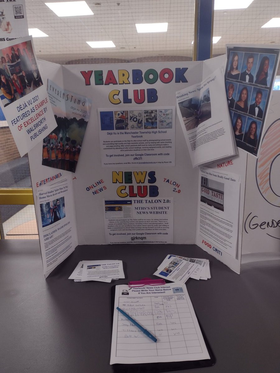 MTHS_Talon's tweet photo. Club Rush kicks off today and will continue until Friday (Sep. 16th) The Talon and the Yearbook staff need you!! Come be apart of the life long legacy of the AtCave. Put together pictures and memories with the Yearbook Club.  #mths23 #hawksway #yearbook #doyougetdejavu💪🌐📸📝📖 https://t.co/mns3piFgIH