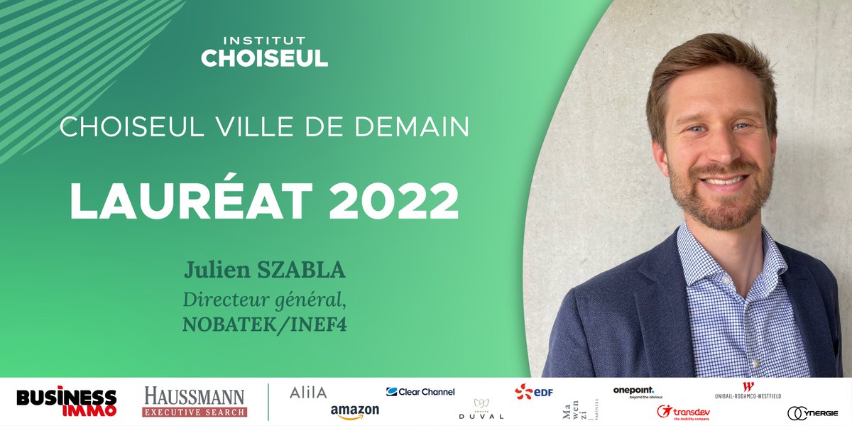 NOBATEK (@nobatekinef4) on Twitter photo Julien Szabla, DG <a href="/NobatekInef4/">NOBATEK</a> est lauréat du classement #ChoiseulVillededemain de <a href="/instchoiseul/">Institut Choiseul</a> 
Classement complet sur <a href="/businessimmo/">Business Immo</a>  👉businessimmo.com/contents/13827…
En savoir plus sur son parcours 👉blog.nobatek.inef4.com/nouveau-direct… Julien Szabla, DG <a href="/NobatekInef4/">NOBATEK</a> est lauréat du classement #ChoiseulVillededemain de <a href="/instchoiseul/">Institut Choiseul</a> 
Classement complet sur <a href="/businessimmo/">Business Immo</a>  👉businessimmo.com/contents/13827…
En savoir plus sur son parcours 👉blog.nobatek.inef4.com/nouveau-direct…