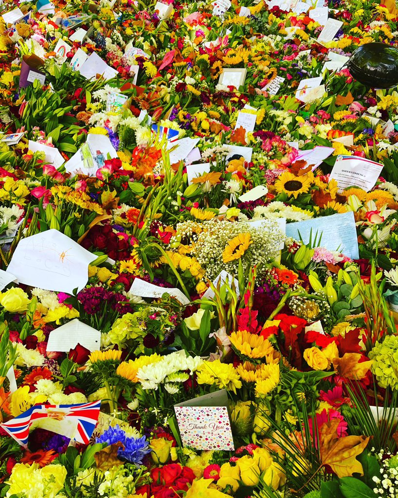 A sea of flowers #greenpark #london #HRHQueenElizabethII