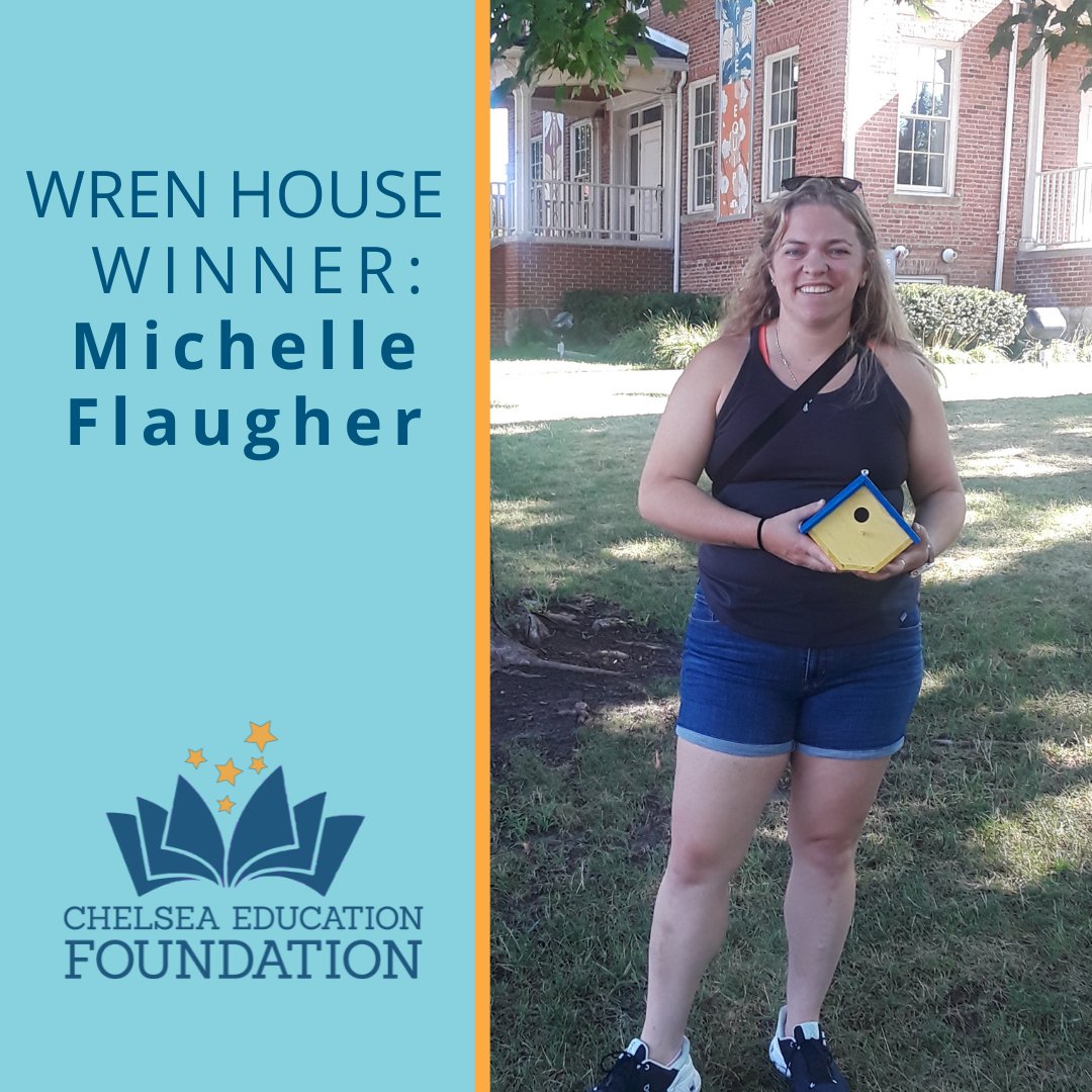 ChelseaEducFndn's tweet photo. Our Chelsea-themed wren houses, built by our President Lynn Fox and her partner, were a huge hit this summer! Another winner was Michelle Flaugher.
.
.
#chelseamichigan #chelseaeducationfoundation #chelseami #chelseanonprofit #nonprofitorganization https://t.co/Ojr4r9eYjH