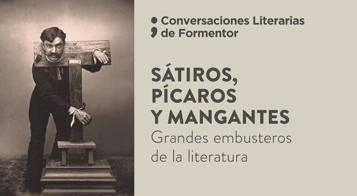 elboomeran's tweet photo. Este año serán los 'Sátiros, pícaros y mangantes. Grandes embusteros de la literatura'  los protagonistas de las #ConversacionesFormentor 2022
📍 Hotel Santa Catalina #Canarias
📅23-25 sept  
🎫 Entrada libre hasta completar aforo previa inscripción 👉  https://t.co/PtXzHkQERG https://t.co/FiuWD9VlsM