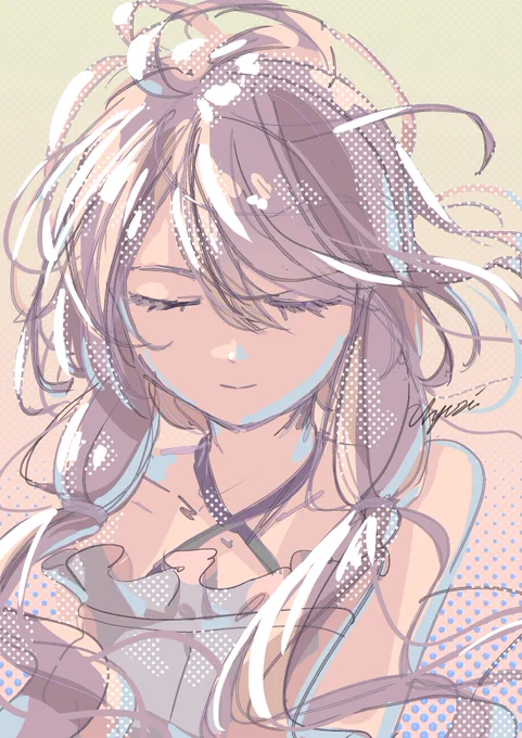 何も考えずに筆を動かしてたら錬成されてたゆかりさん 