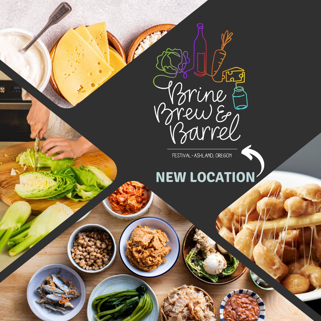 NHGoregon's tweet photo. We're excited to share our NEW festival location in 2023! We look forward to welcoming everyone in Ashland, OR for the 2nd annual Brine, Brew &amp; Barrel Fermentation Festival. January 14 &amp; 15, 2023!
Sign-up for updates!
https://t.co/l8uq42YvLm https://t.co/ObxxBTsuWU