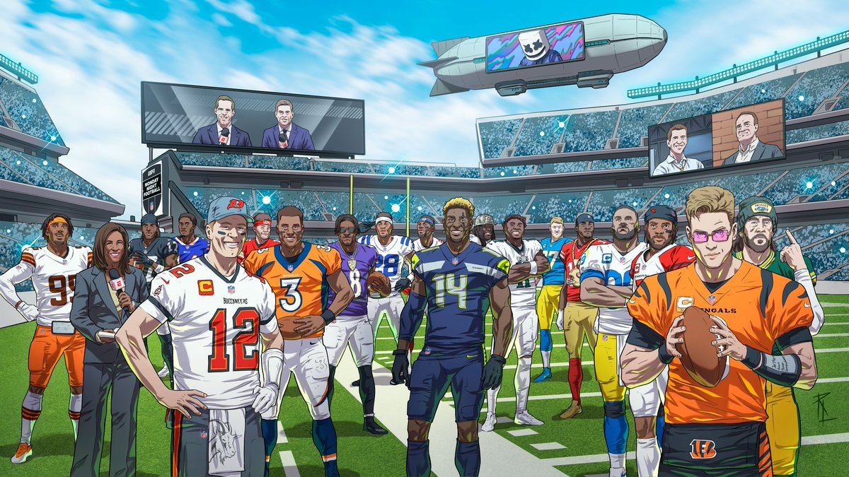 A star-studded MNF lineup this season ⭐️