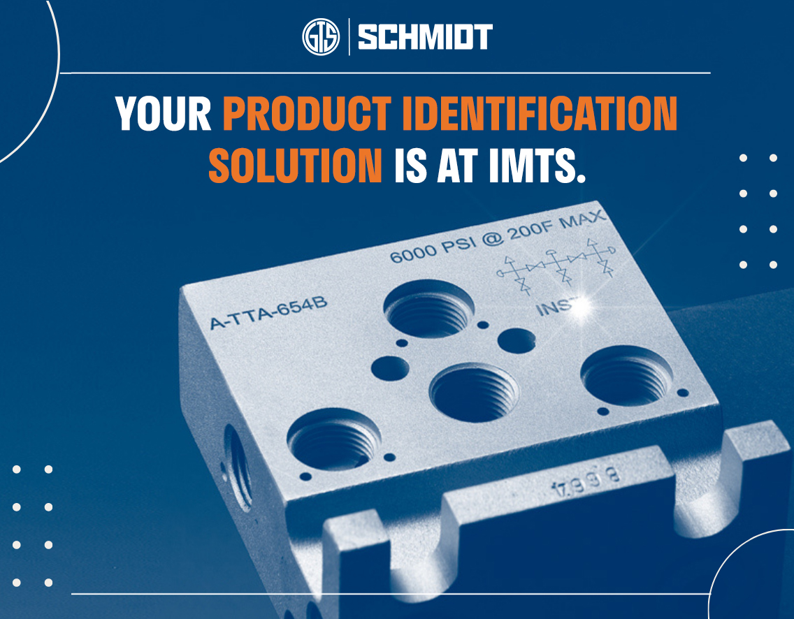 SCHMIDTmarking's tweet photo. #IMTS2022 is here! Join us at booth 236448 to find your product identification solution and get the details of a special offer only available at our booth!
Learn more:
https://t.co/Xe9A5SiS9O
#lasermarking #pinmarking #rollmarking #IMTS #manufacturing https://t.co/bDlNwQWZLi