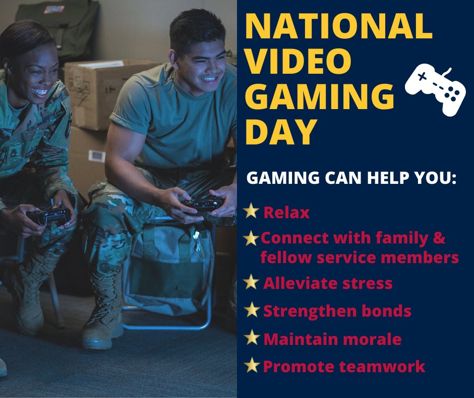 Video games aren't only fun, but they also offer a multitude of benefits for our service members and their families! #NationalVideoGamesDay

Learn more: fal.cn/3rN3m