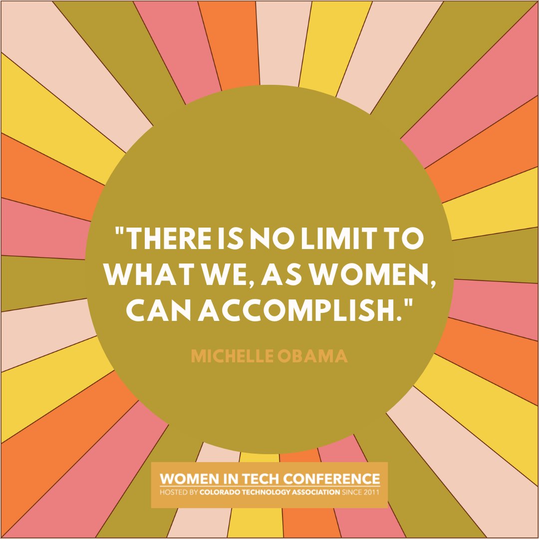 ColoTechAsn's tweet photo. We can't wait for the 12th annual #womenintech Conference this week! 2 days and counting. Our team has been working hard to bring you one of the best programs to date. Who's excited?! 

Click the link to check out our fall events: https://t.co/7JgeYBodrA https://t.co/50WCfoAbCU