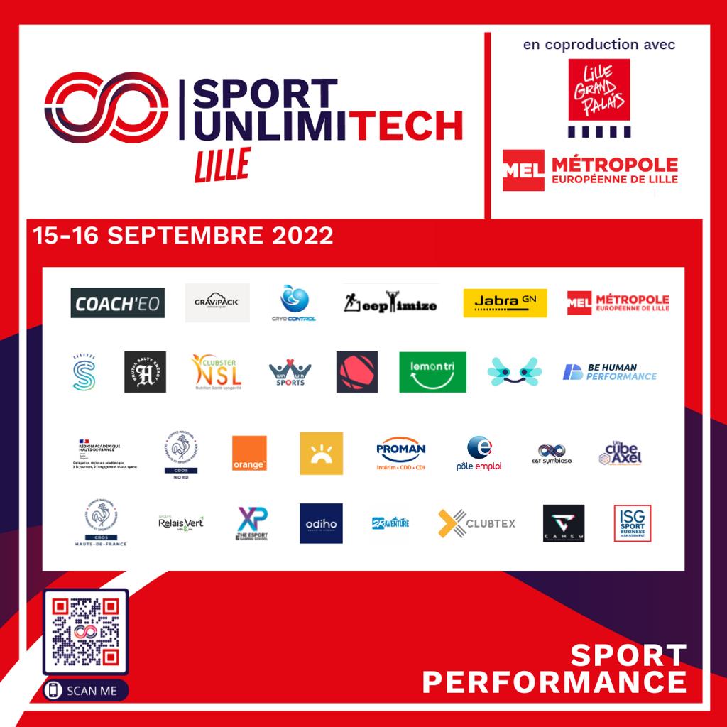 SportUnlimitech's tweet photo. 𝗡𝗼𝘀 𝗲𝘅𝗽𝗼𝘀𝗮𝗻𝘁𝘀 🙌

🙌 Ils vous présenteront et proposeront leurs services à l’occasion de #SportUnlimiTECH Lille dès jeudi !

Venez les rencontrer les 15 et 16 septembre prochains au @LilleGrandPalai ! ✍️ https://t.co/1uruy1tIJk