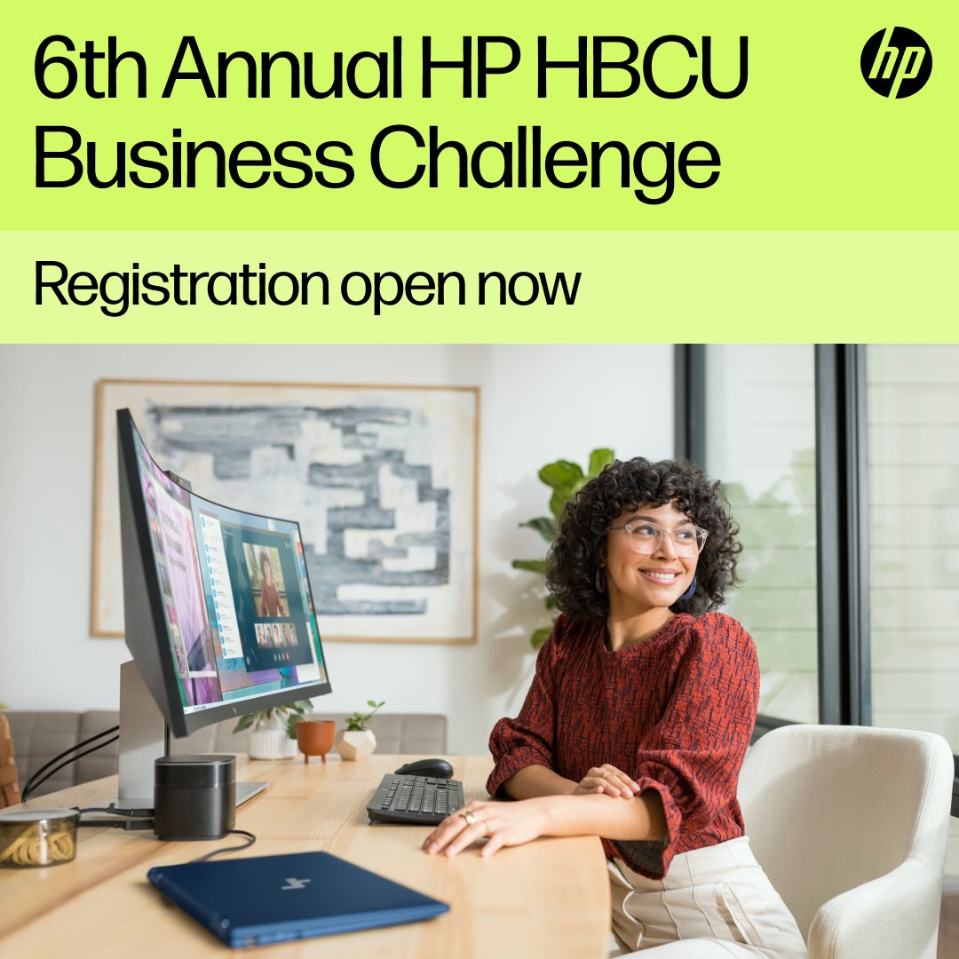 mrmjcow's tweet photo. Applications now open for the @HP HBCU Business Challenge! This is a fantastic program for upcoming grads looking to work in tech. You are only as good tomorrow as the incredible talent you hire today, please do apply, I cannot wait to see what you do. https://t.co/6epxtBRJcS https://t.co/DcgrrOKA1l
