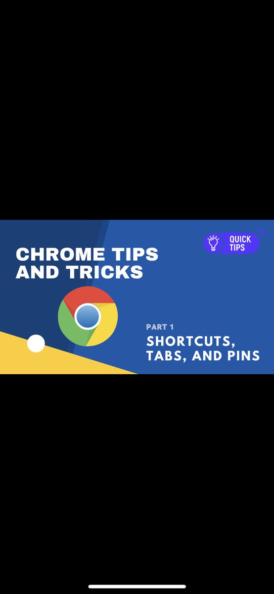 techteach4u's tweet photo. Google Chrome tips and tricks to access materials quickly and organize tabs #googlechrome #google #unionville #unionvillehs #techtips #youtube #techteach #educator #edtech Check YouTube link for videos. https://t.co/GURbmlRGt1