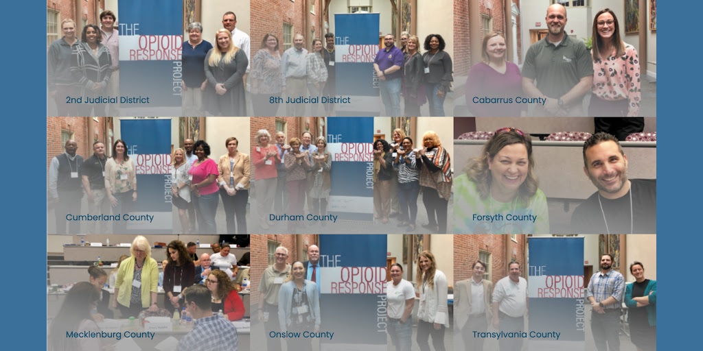 ncIMPACTsog's tweet photo. 10 community teams from across North Carolina came together to collaborate on the #OpioidResponseProject. Learn more about these local leaders and find resources to help your community tackle big problems: https://t.co/clFYbx4mTi https://t.co/nobq3WSFeg