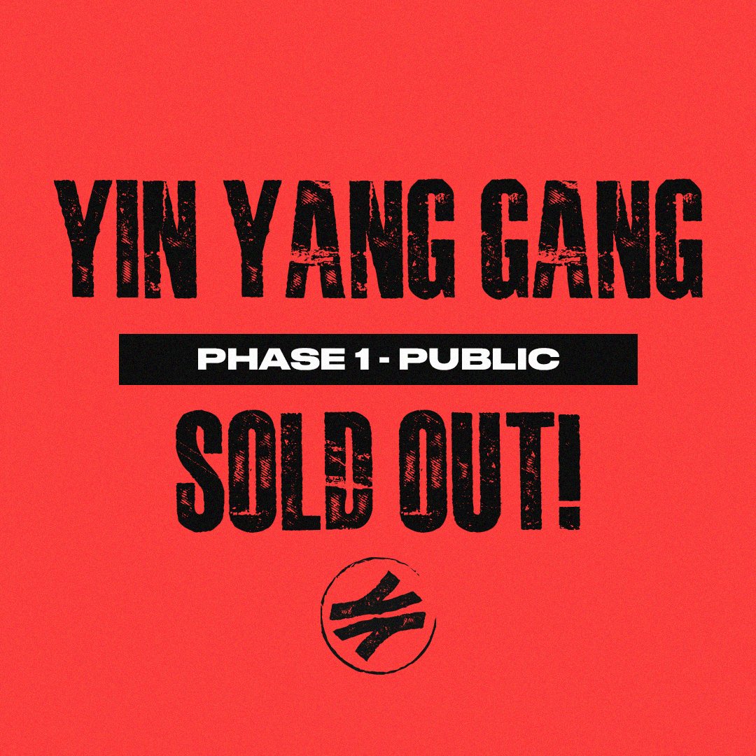PHASE 1 SOLD OUT IN 15 MINUTES. 

PHASE 2 STARTS AT 4PM EST.