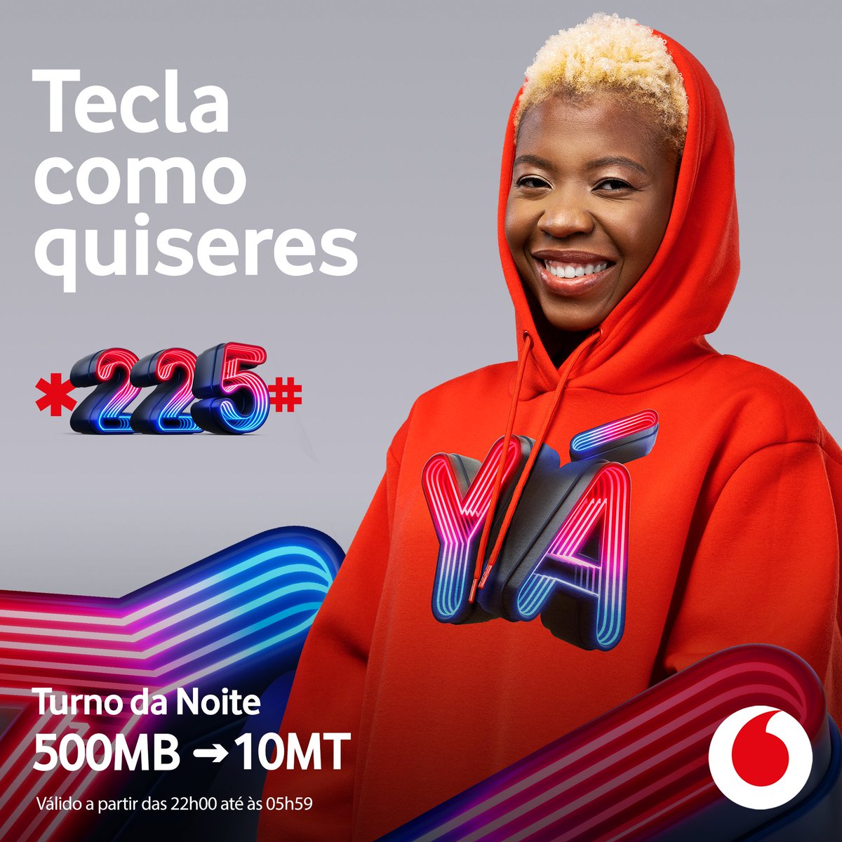 VodacomMz's tweet photo. #TurnoDaNoite
Tecla como quiseres com os teus bradas com 500 MB por 10 MT.
Válido das 22h00 às 05h59.
Activa já *225#
Termos e condições aplicáveis
#YA225 #ComoQuiseres https://t.co/sHMiKtaD1n