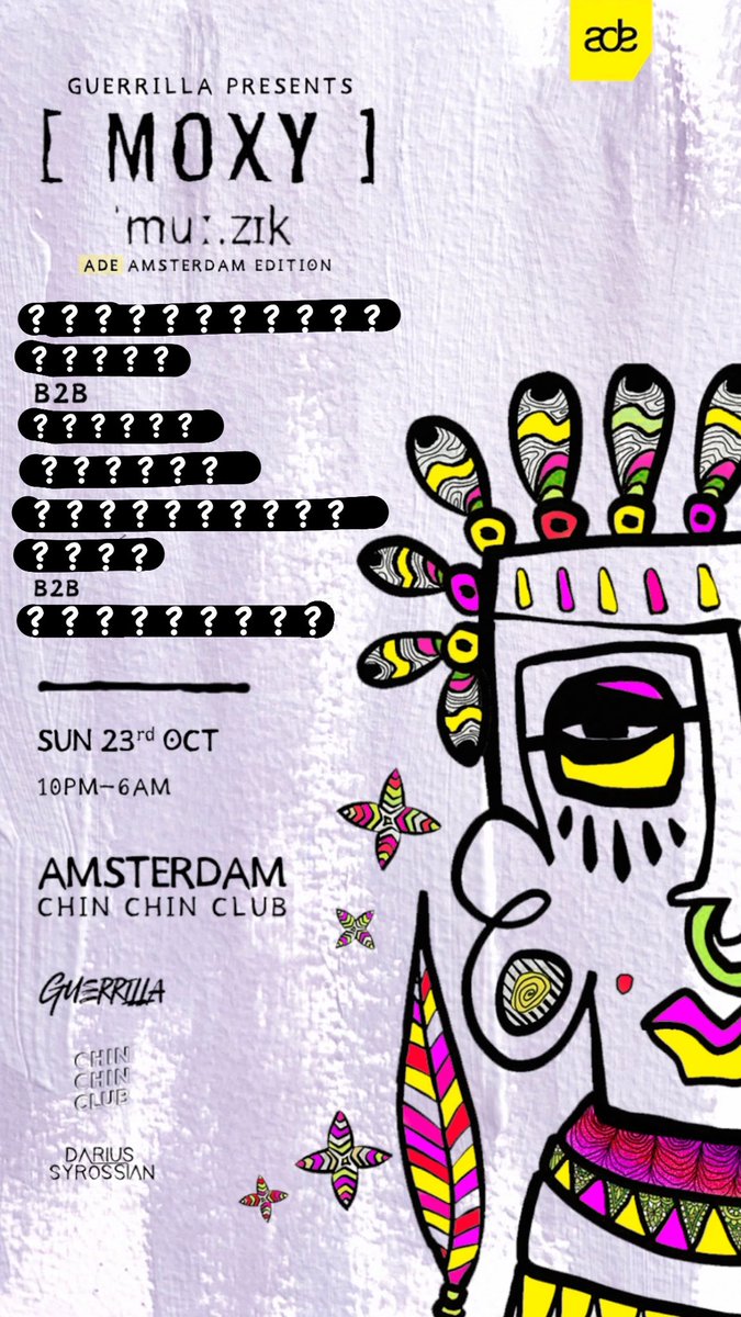 SET YOUR ALARMS!
8pm tonight

We reveal our ADE AMSTERDAM Moxy Muzik line up

+at 8pm on the same insta post you can enter comp to win not only x4 guestlist &amp; Backstage &amp; but also an invite to the artist Dinner with myself &amp; other djs
Click for reminder
👇🏼
instagram.com/stories/darius…