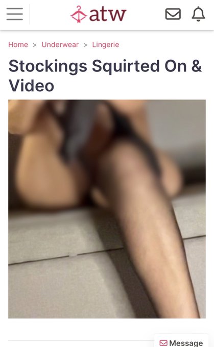 Wanna buy #stockings that I #squirt on? https://t.co/gamVHSzUCu https://t.co/OJtWwwGVWR<a href="/tag/stockings"class="tags">#stockings</a><a href="/tag/squirt"class="tags">#squirt</a>