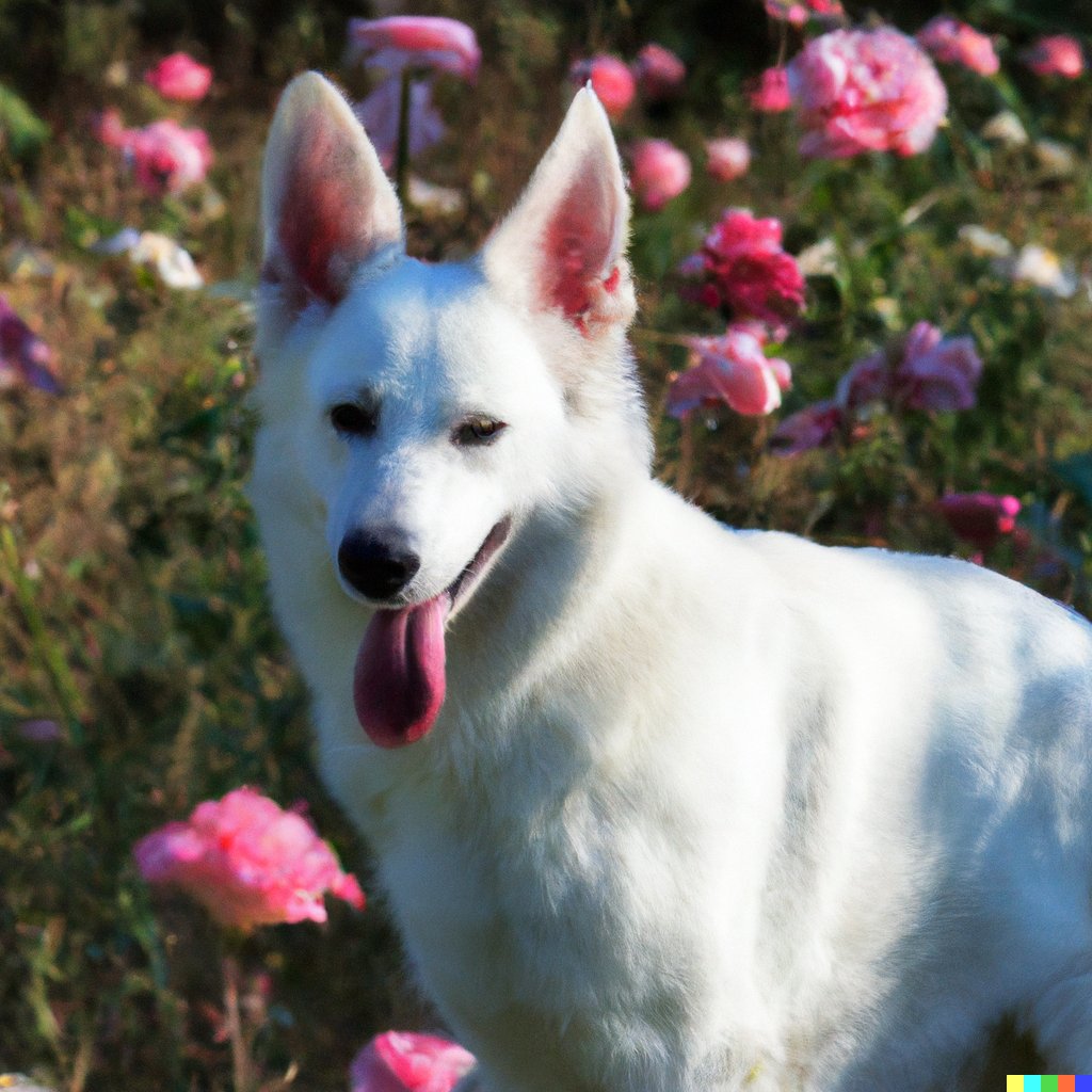ttucce's tweet photo. from Dall-e Rosie in a rose field https://t.co/4yPWJDTwhB