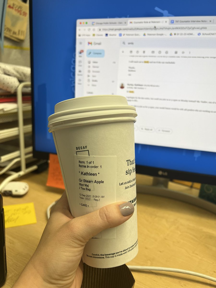 Shoutout to my <a href="/UC_CCM/">CCM @ Univ of Cinti</a> friends who taught me the magic of steamed apple cider and mint tea for a sore throat!