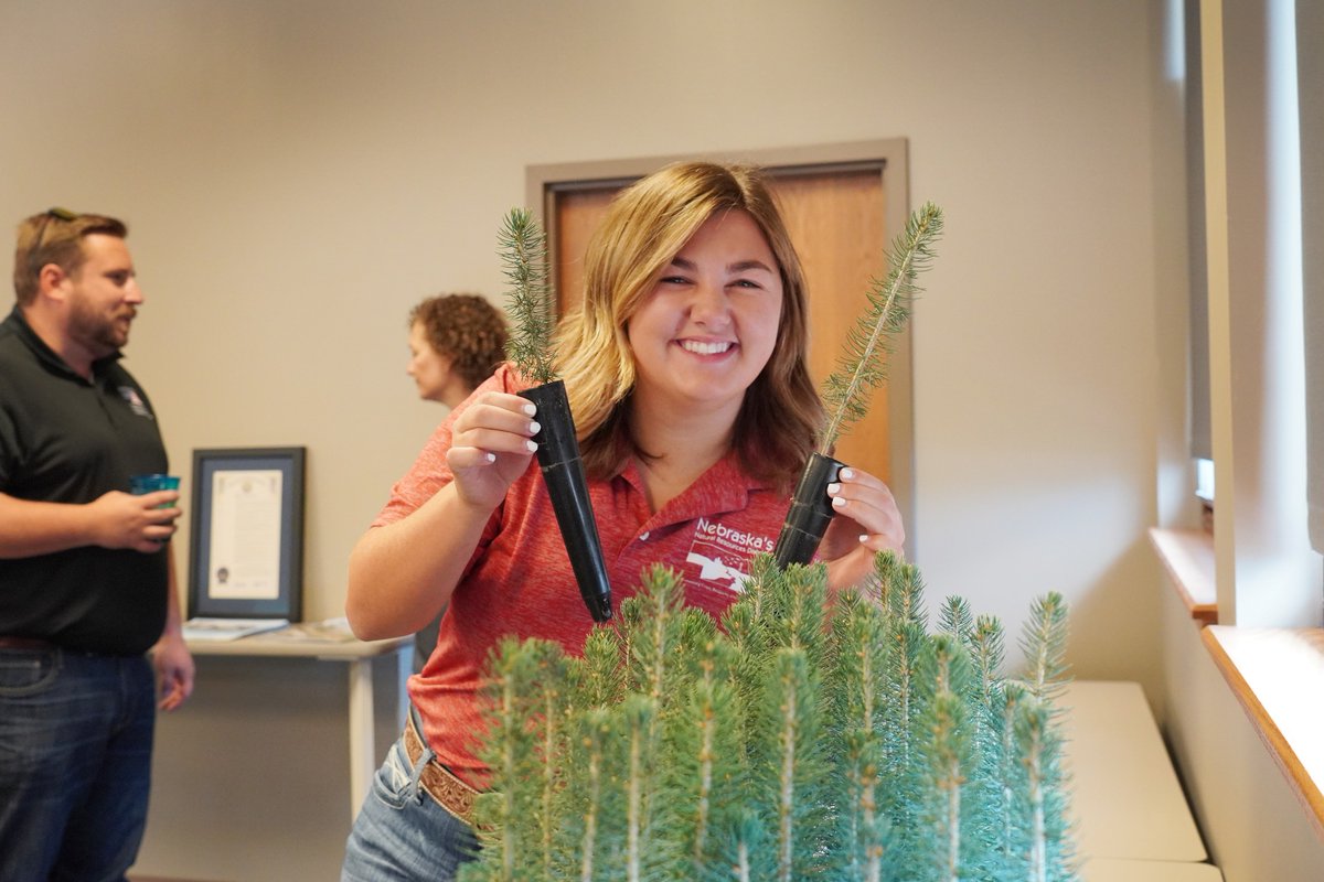 NebraskaNRDs's tweet photo. Planning your visit to Husker Harvest Days? Stop by the Natural Resources Hub (39E) to pick up a Colorado Blue Spruce seedling and learn more about the NRD Conservation Tree Program: https://t.co/6c9VePk62L
#trees #conservation #since1972 #50yearsofconservation #HHD #HHD22 https://t.co/EK7l5LwAFJ