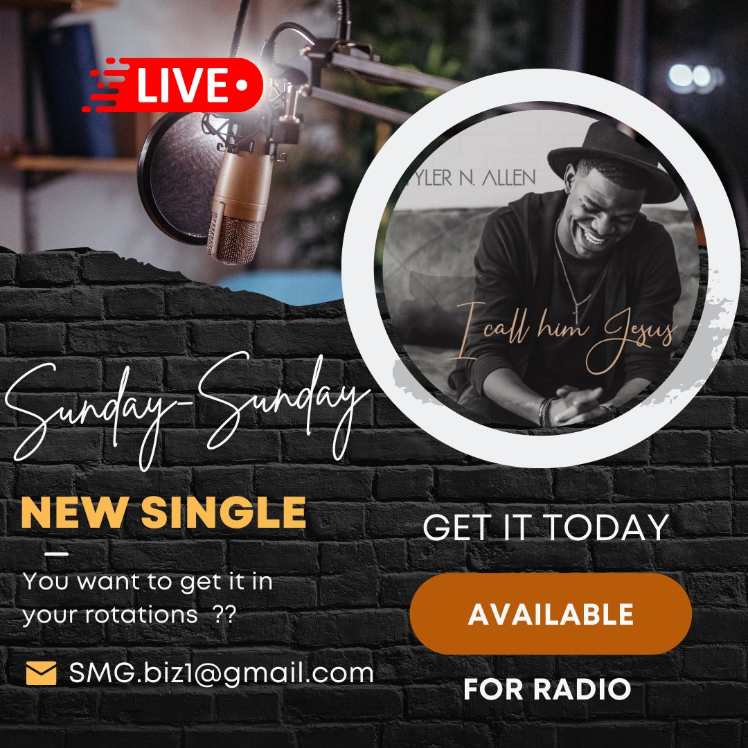 TylerNAllen's tweet photo. I already have radio stations inquiring and it’s only been two days TGBTG !! If you’d like to add this to your rotations email the email on the flyer 
or inbox me ( Let’s Connect ) 

The numbers are going up 🙏🏾 Join the playing party 🎉 🎊  I just simply believe it’ll be at #1 https://t.co/25cvpK8Q7c
