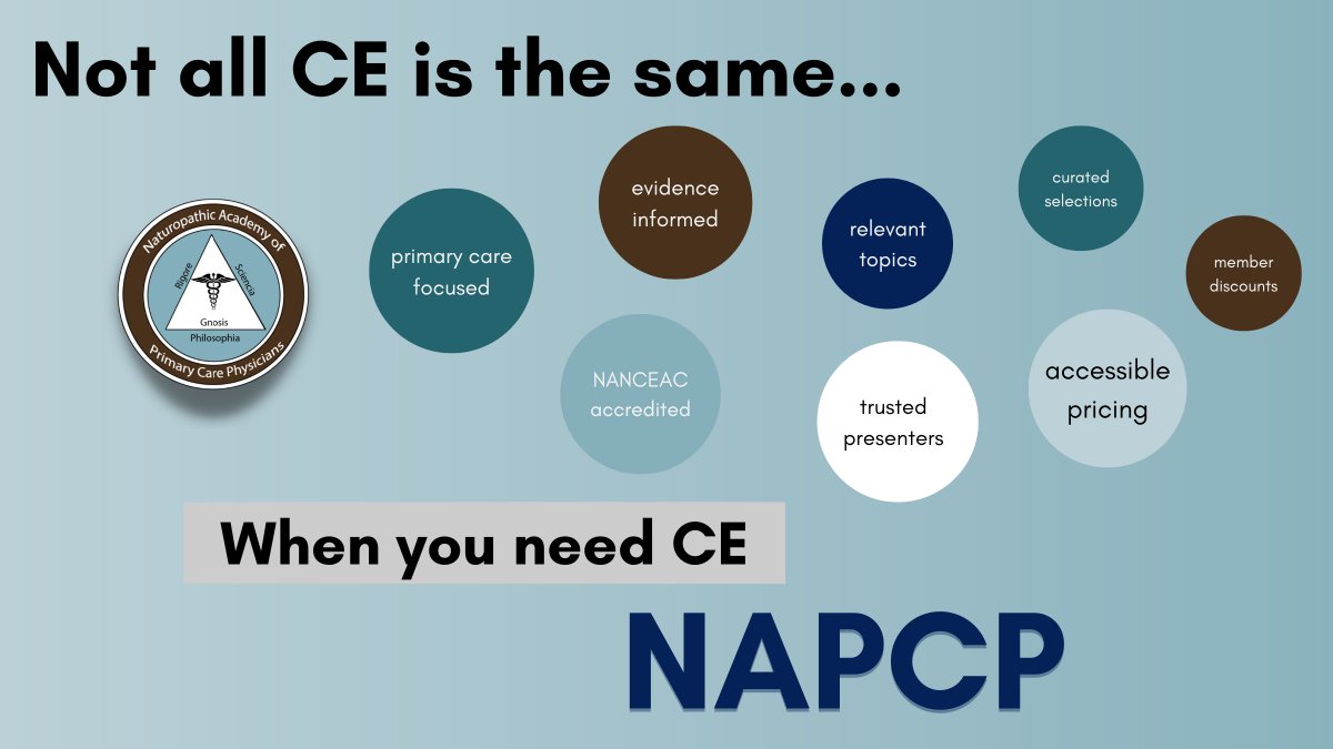 ndprimarycare's tweet photo. What makes NAPCP's CE stand out from the rest? 

🔬 We only source our course material from reliable and evidence-informed sources, curate our selections for working primary care providers, and have national NANCEAC accreditation.

Learn more: https://t.co/G8FHIdHLFF #medtwitter https://t.co/b0vckv5ppH
