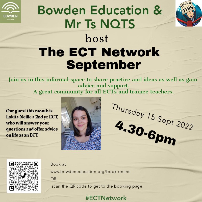 MrTs_NQTs's tweet photo. Come and join @catliscar and me for our monthly network meeting, ask questions, learn from others and grow your network.
Hope to see you there. #YouGotThis https://t.co/2f1UKZlU0b