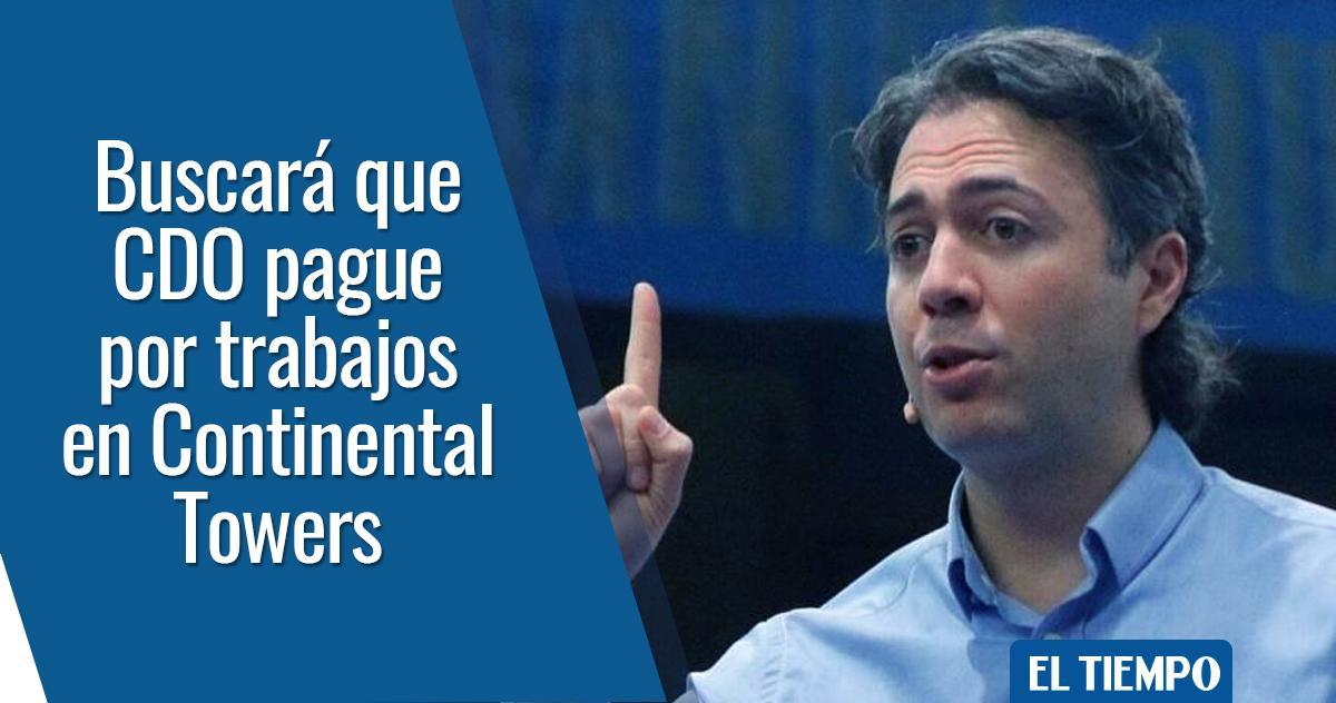 ELTIEMPO's tweet photo. #Colombia | Quintero anuncia acciones legales contra CDO por edificio Continental Towers.

Buscarán que la constructora pague por la repotenciación o desmonte de la edificación. https://t.co/SQ6WxV6B7x https://t.co/YPurrZxLDY