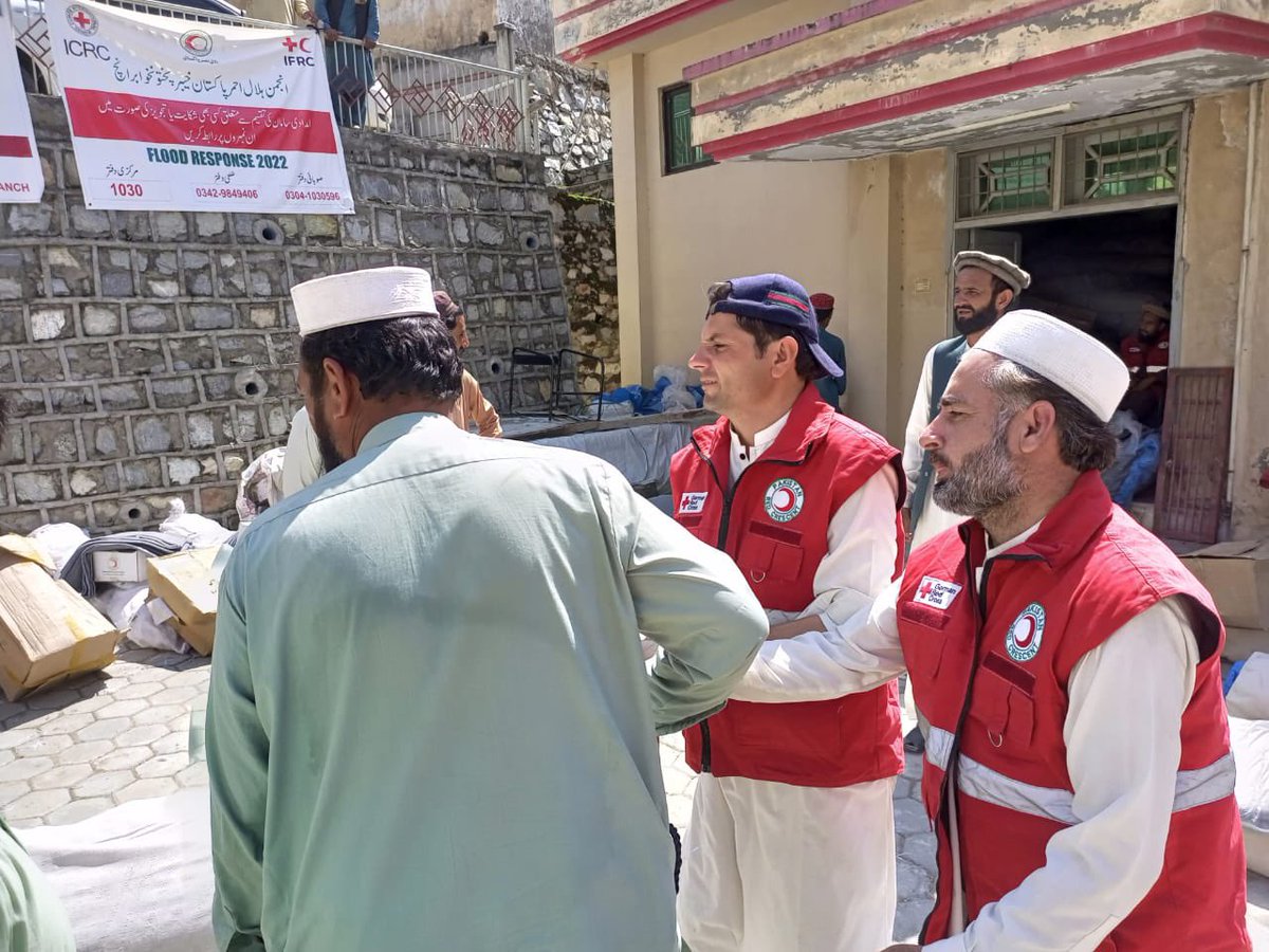 PRCSKP_Official's tweet photo. We are providing shelter,Food, Medical, water,First Aid and awareness on people’s rights including Restoring Family links. Relief items worth has reach 20 million since 26 of the August. @IFRCAsiaPacific @ICRC @GovernmentKP https://t.co/E8nc6IJxWP