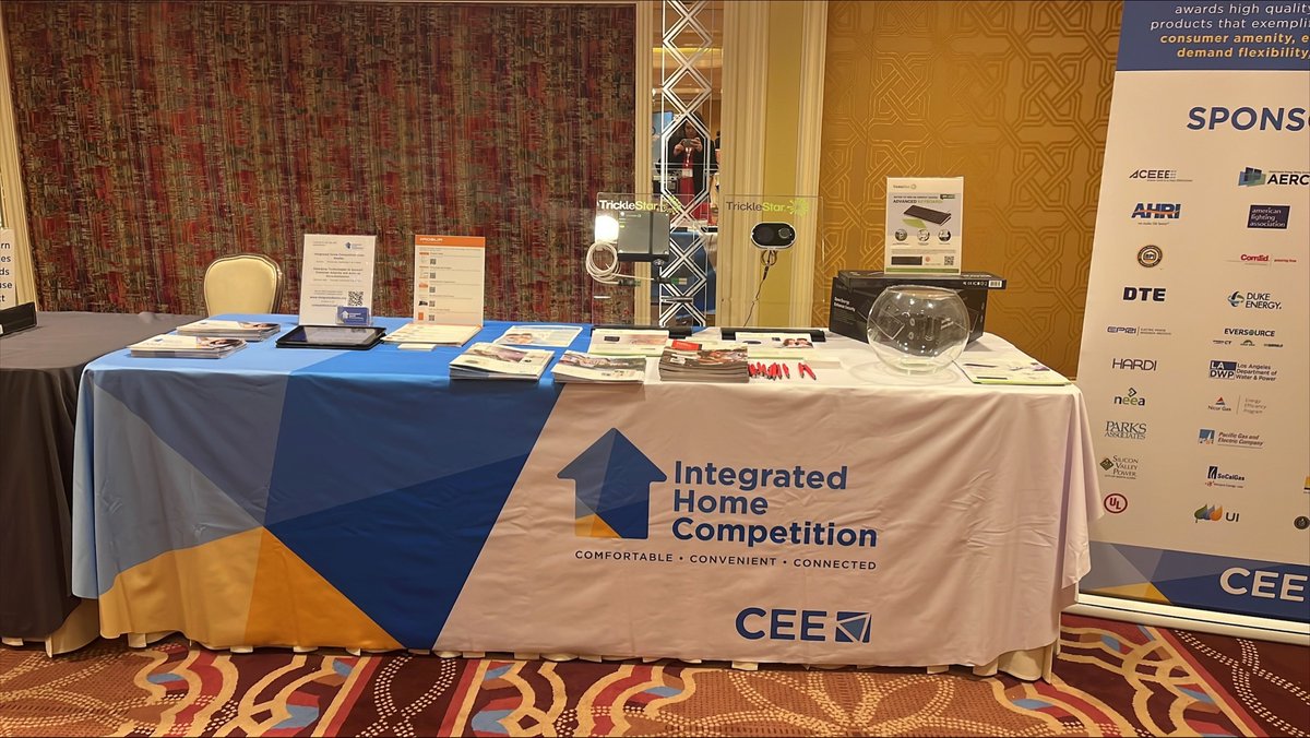 IntHomeComp's tweet image. The 2022 Integrated Home Competition is thrilled to award 16 excellent products! Awardees spoke about their products at the CEE Industry Partners Meeting last week. Learn more about the winning products at integratedhome.org/2022-integrate…